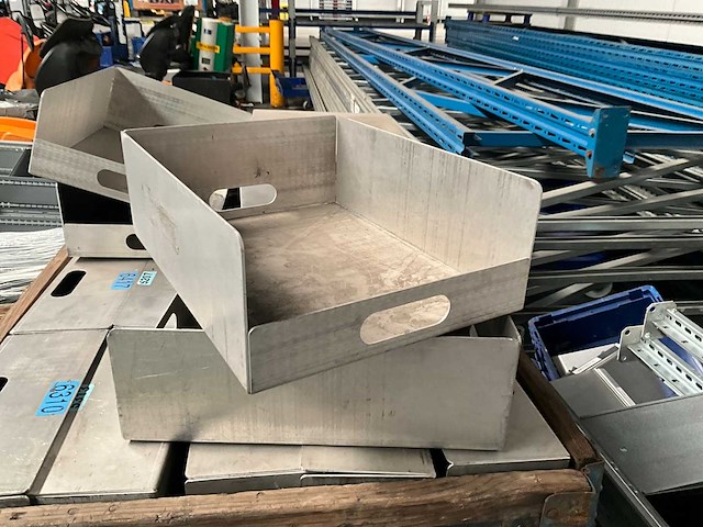 Partij metalen bakjes (50x) - afbeelding 4 van  8