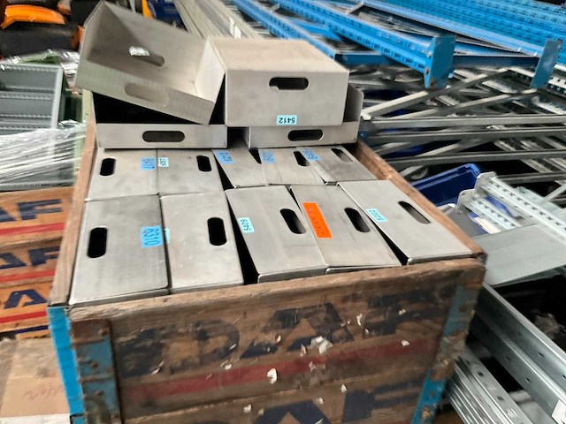 Partij metalen bakjes (50x) - afbeelding 6 van  8