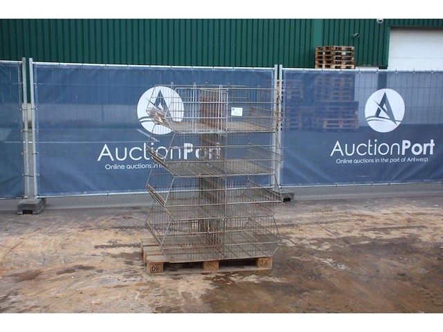 Partij metalen draadmanden 64stuks - afbeelding 1 van  1