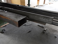 Partij metalen/ inox/aluminium profielen + 9 x houder - afbeelding 7 van  9