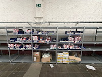 Partij metalen magazijnrekken - afbeelding 2 van  6