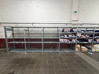 Partij metalen magazijnrekken - afbeelding 4 van  6