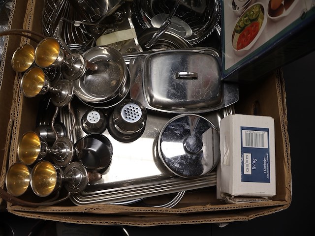 Partij metalen servies - afbeelding 6 van  7