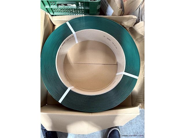 Partij metalen verzegelclips en rol omsnoeringsband - afbeelding 2 van  3