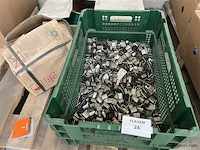 Partij metalen verzegelclips en rol omsnoeringsband - afbeelding 1 van  3