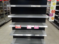 Partij metalen winkelrekken + losse onderdelen - afbeelding 4 van  10