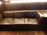 Partij modulairbare lederen zetels - afbeelding 3 van  6