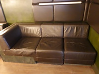 Partij modulairbare lederen zetels - afbeelding 4 van  6