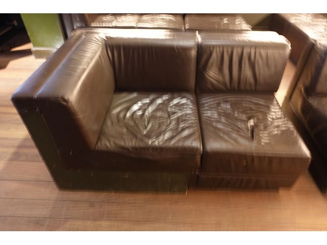 Partij modulairbare lederen zetels - afbeelding 6 van  6