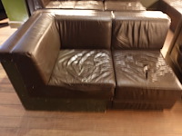 Partij modulairbare lederen zetels - afbeelding 6 van  6