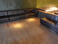 Partij modulairbare lederen zetels - afbeelding 1 van  6