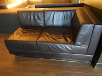 Partij modulairbare lederen zetels - afbeelding 2 van  6