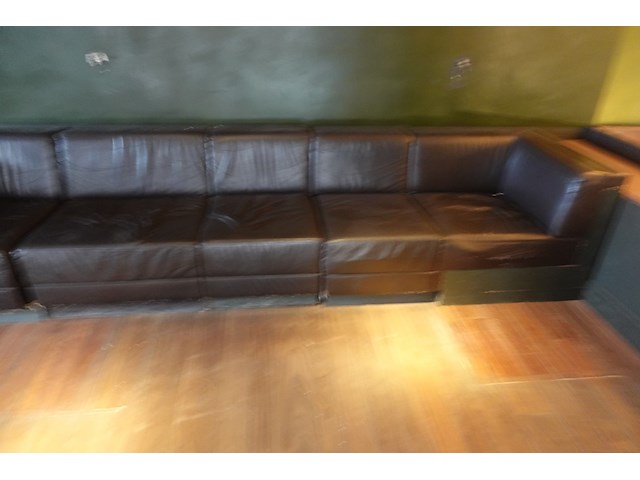 Partij modulairbare lederen zetels - afbeelding 3 van  6