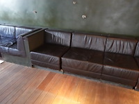 Partij modulairbare lederen zetels - afbeelding 4 van  6