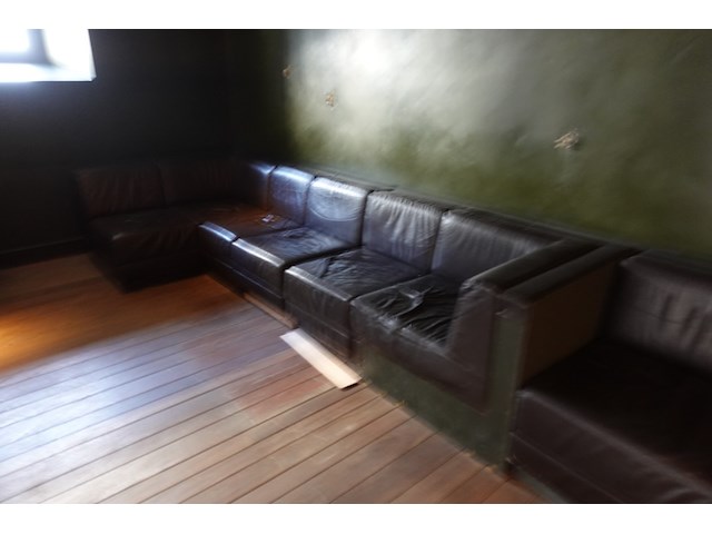 Partij modulairbare lederen zetels - afbeelding 5 van  6