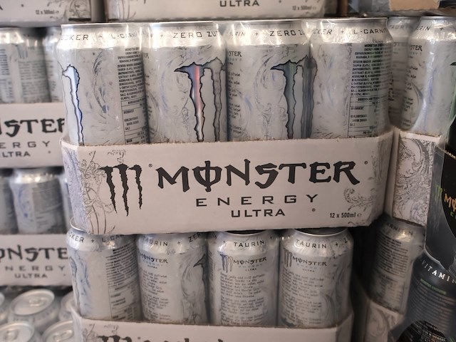 Partij monster energy ultra 12x500ml (plm 20) - afbeelding 3 van  6
