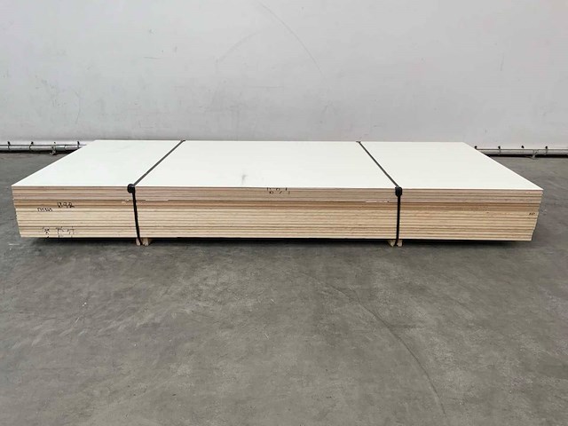 Partij multiplex platen 3055x1305x10mm 17 stuks nieuw - afbeelding 1 van  1
