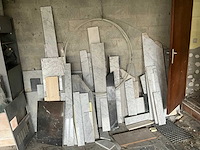 Partij natuursteen/ blauwsteen - afbeelding 1 van  32