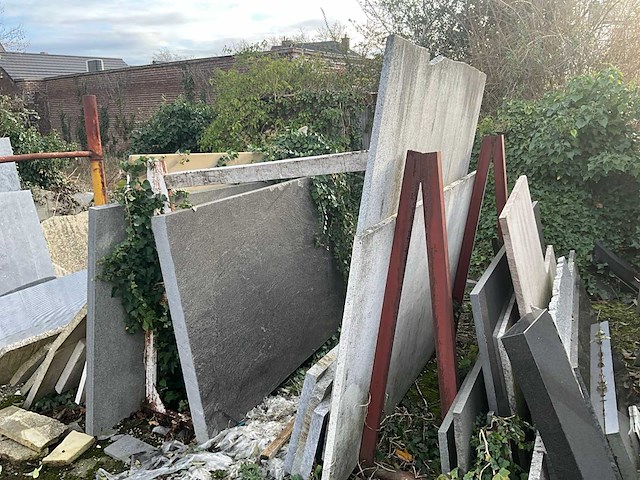 Partij natuurstenen bladen - afbeelding 4 van  24