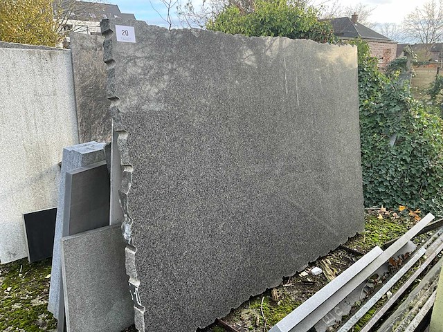 Partij natuurstenen bladen - afbeelding 12 van  24