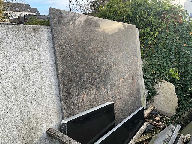 Partij natuurstenen bladen - afbeelding 21 van  24