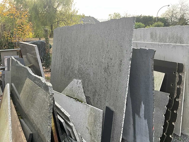 Partij natuurstenen bladen - afbeelding 3 van  40