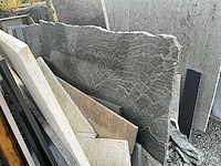 Partij natuurstenen bladen - afbeelding 5 van  40