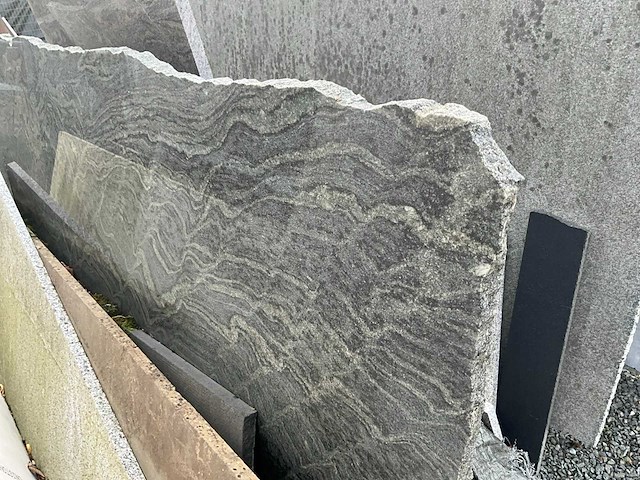 Partij natuurstenen bladen - afbeelding 6 van  40