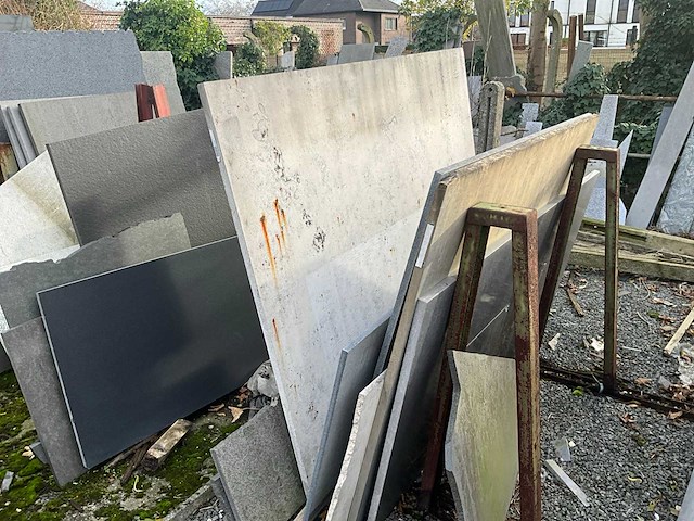 Partij natuurstenen bladen - afbeelding 8 van  40