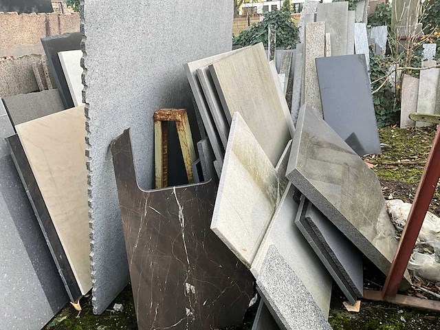 Partij natuurstenen bladen - afbeelding 13 van  40