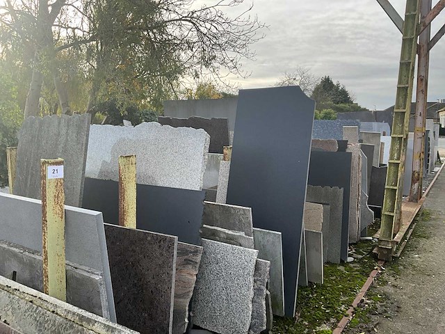 Partij natuurstenen bladen - afbeelding 21 van  40