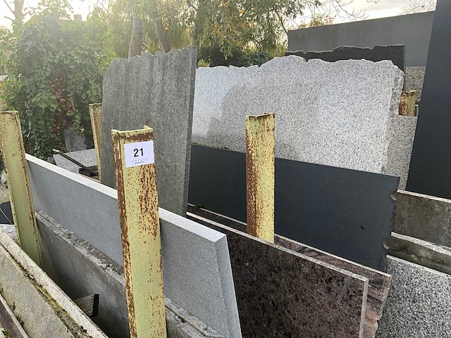 Partij natuurstenen bladen - afbeelding 22 van  40