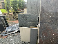 Partij natuurstenen bladen - afbeelding 30 van  40