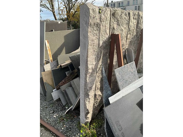 Partij natuurstenen bladen - afbeelding 23 van  40