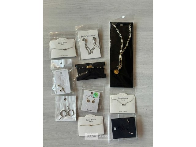 Partij nieuwe rvs en 925.sterling silver sieraden - afbeelding 3 van  5