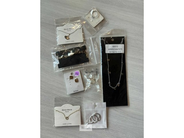 Partij nieuwe rvs en 925.sterling silver sieraden - afbeelding 5 van  5