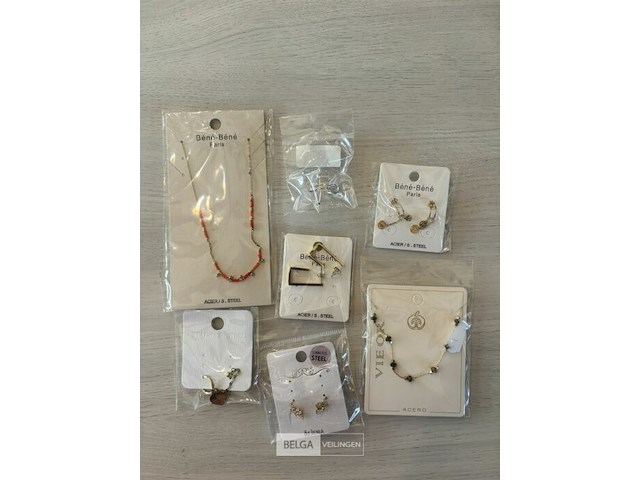 Partij nieuwe rvs en 925.sterling silver sieraden - afbeelding 5 van  5