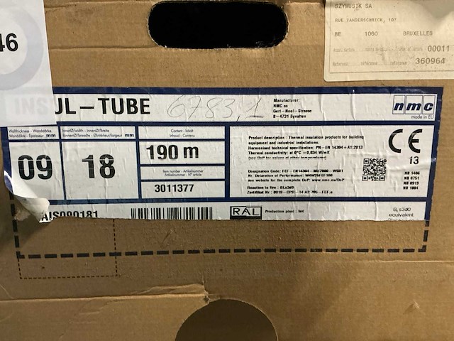 Partij nmc insultube buisisolatie - afbeelding 2 van  9