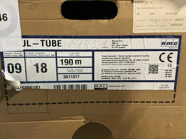 Partij nmc insultube buisisolatie - afbeelding 2 van  9