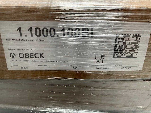 Partij obeck pet blauw - afbeelding 5 van  10