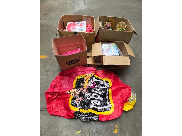 Partij opblaas decoratie - afbeelding 1 van  5
