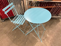Partij opklapbare bistrostoelen en bistrotafels - afbeelding 4 van  5