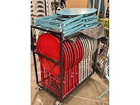 Partij opklapbare bistrostoelen en bistrotafels - afbeelding 5 van  5