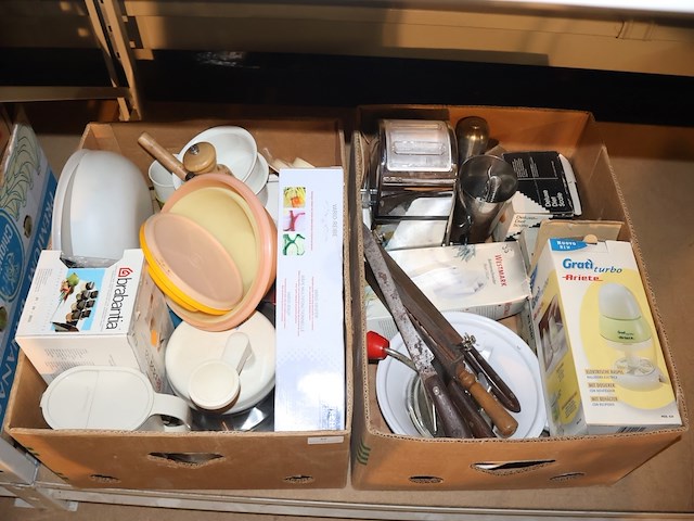 Partij oud keukengerei - afbeelding 1 van  5