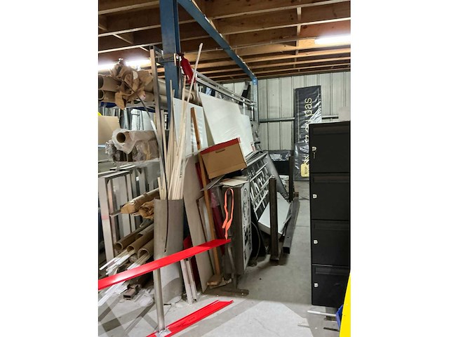 Partij oude reclameborden, alu profielen en diversen - afbeelding 14 van  18