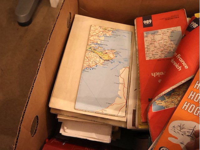 Partij oude wegenkaarten - afbeelding 4 van  6