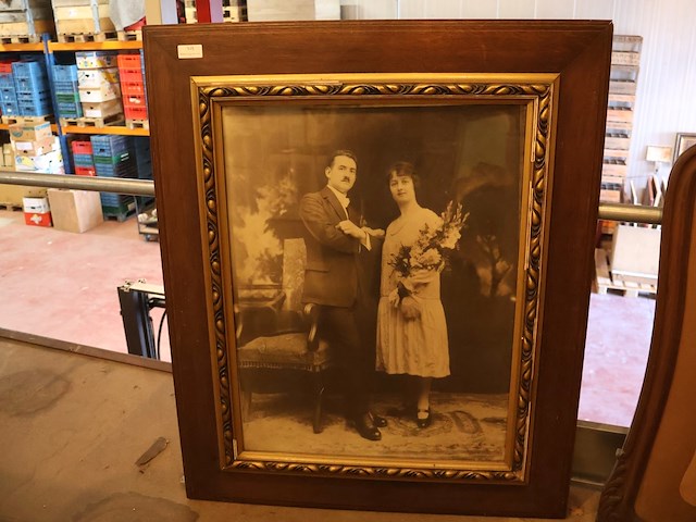 Partij oude zwart wit famillie foto's plm8 - afbeelding 2 van  10