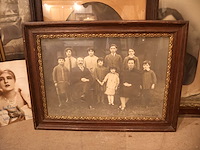 Partij oude zwart wit famillie foto's plm8 - afbeelding 7 van  10