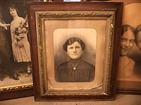 Partij oude zwart wit famillie foto's plm8 - afbeelding 9 van  10