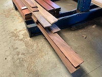 Partij padouk tand/groef gevelbekleding - afbeelding 3 van  5